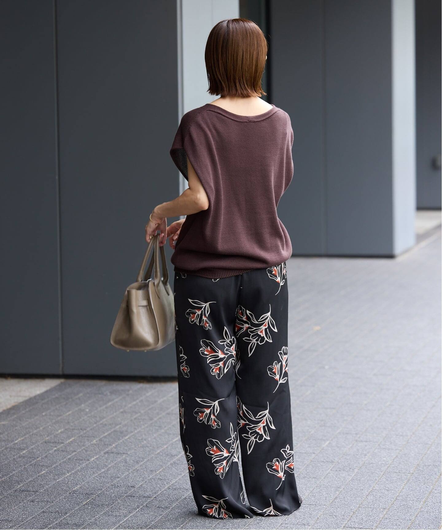 24SS イエナ　ギマコットンプルオーバー　ベージュ IENA（イエナ）の「ギマコットンプルオーバー（ニット/セーター