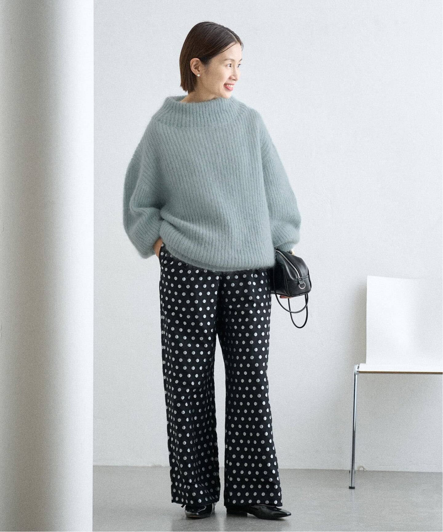 キッドモヘヤミックス 片畦プルオーバー（ニット／セーター）｜IENA