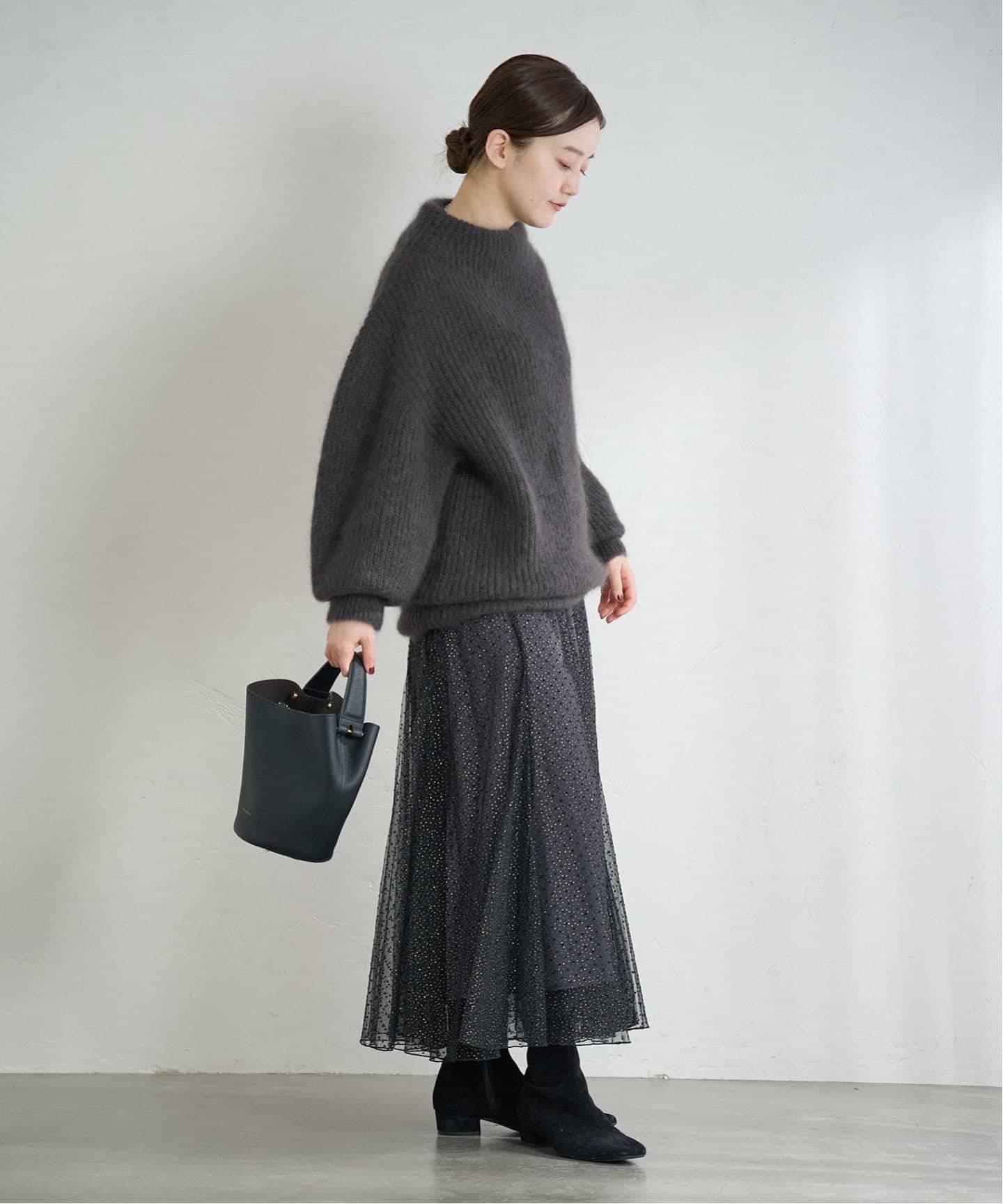 【美品】IENA キッドモヘヤニットカーディガン IENA キッドモヘヤローゲージ畦カーディガン モヘアニット イエナ 日本