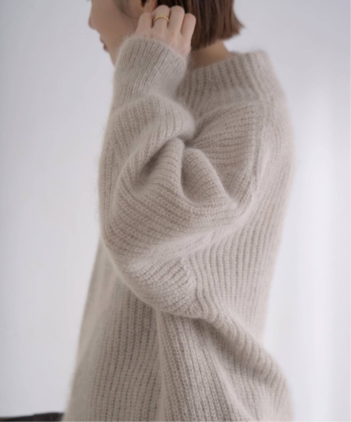 キッドモヘヤミックス 片畦プルオーバー（ニット／セーター）｜IENA