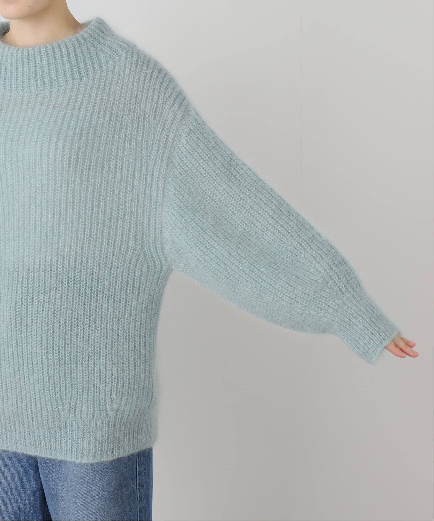 キッドモヘヤミックス 片畦プルオーバー（ニット／セーター）｜IENA