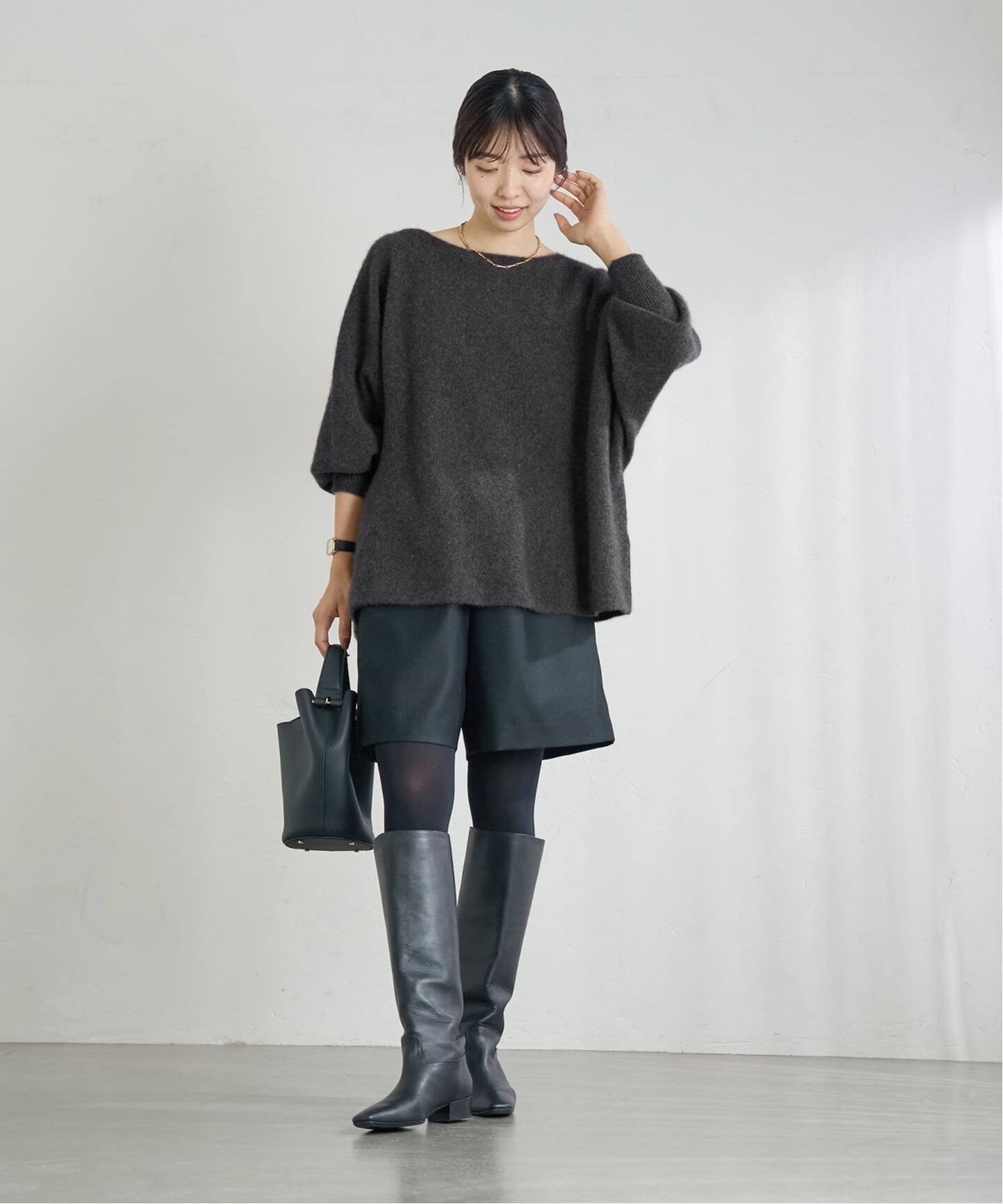 ピュア カシミヤ ドルマンプルオーバー(ニット/セーター)|IENA ピュア カシミヤ ドルマンプルオーバー(ニット/セーター)|IENA