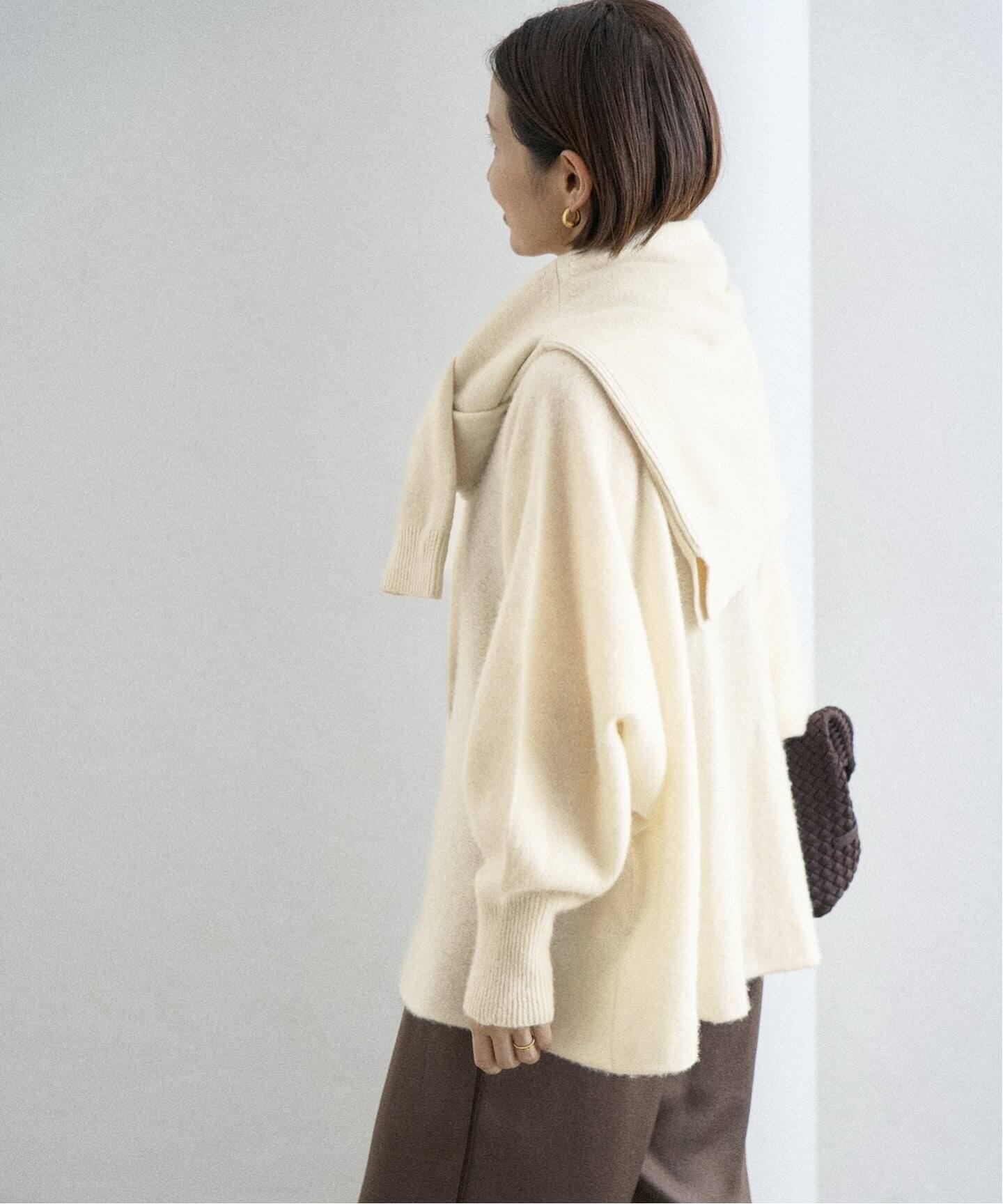 【NEW】イエナ（IENA）/ピュア カシミヤ ドルマンプルオーバー ピュア カシミヤ ドルマンプルオーバー（ニット／セーター）｜IENA