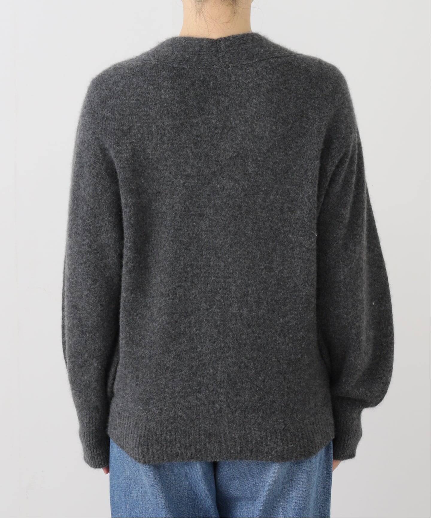 タグ付新品 カシミヤブレンド グレー Vネック カーディガン長袖 IENAイエナ タグ付新品 カシミヤブレンド グレー Vネック カーディガン長袖 IENAイエナ