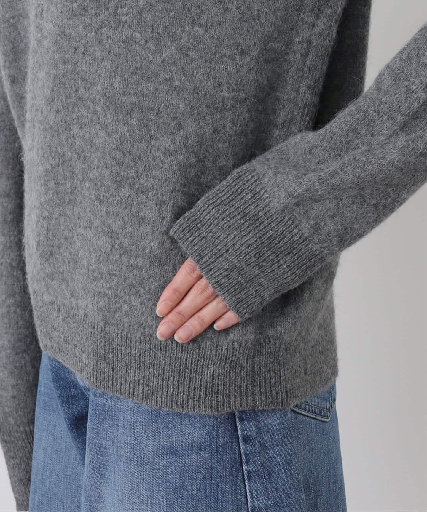 ブローチ付きベビーアルパカニット（ニット／セーター）｜IENA（イエナ