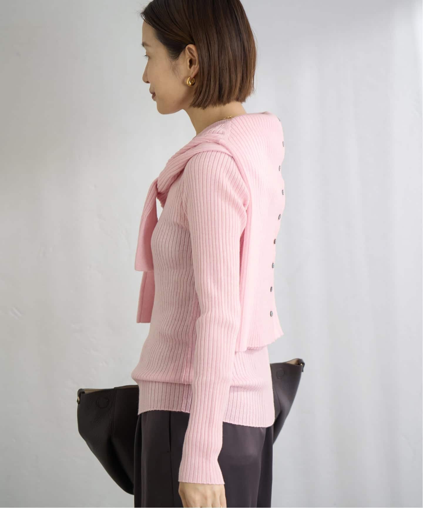 EXメリノリブ クルーネックプルオーバー（ニット／セーター）｜IENA