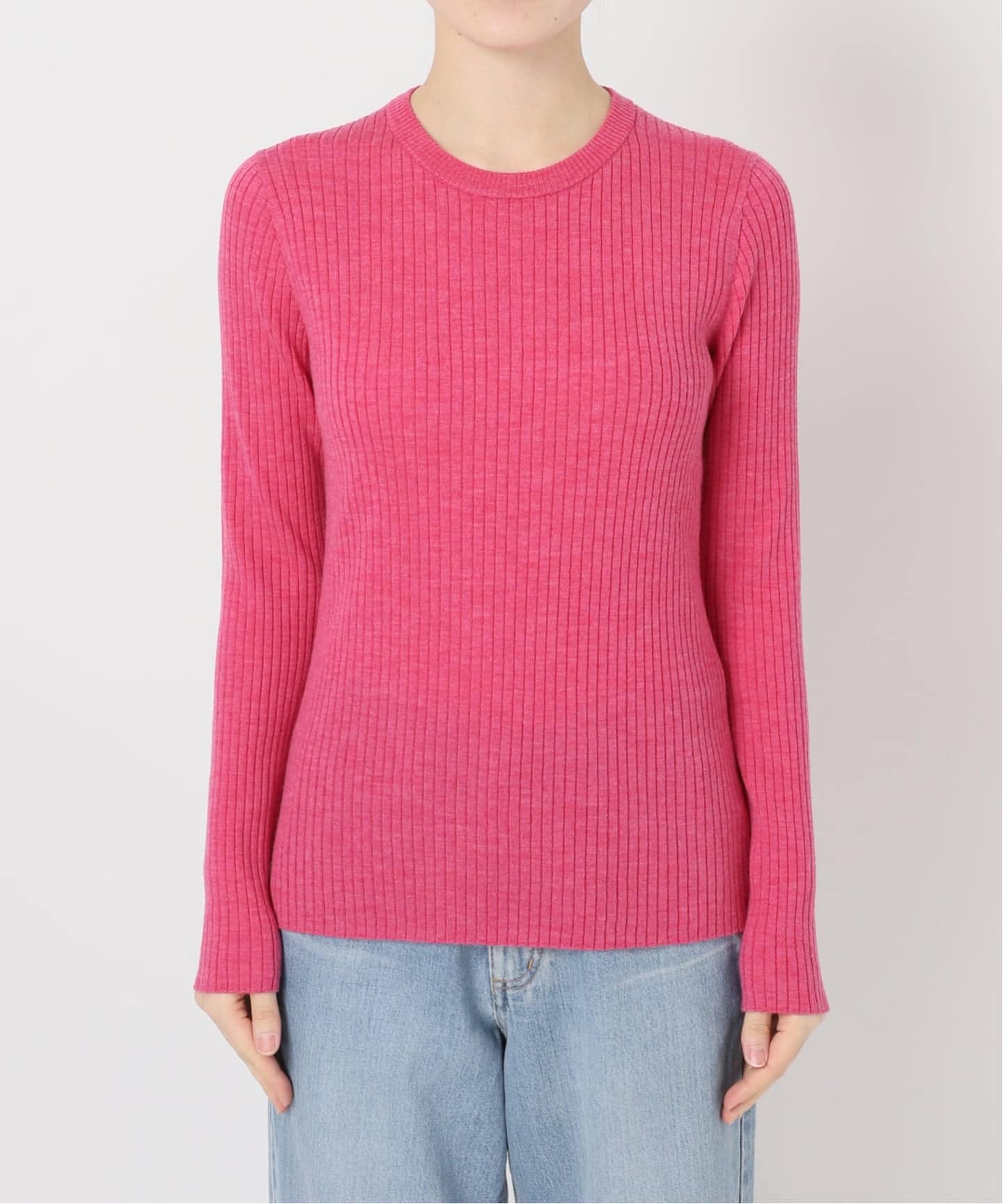 EXメリノリブ クルーネックプルオーバー（ニット／セーター）｜IENA