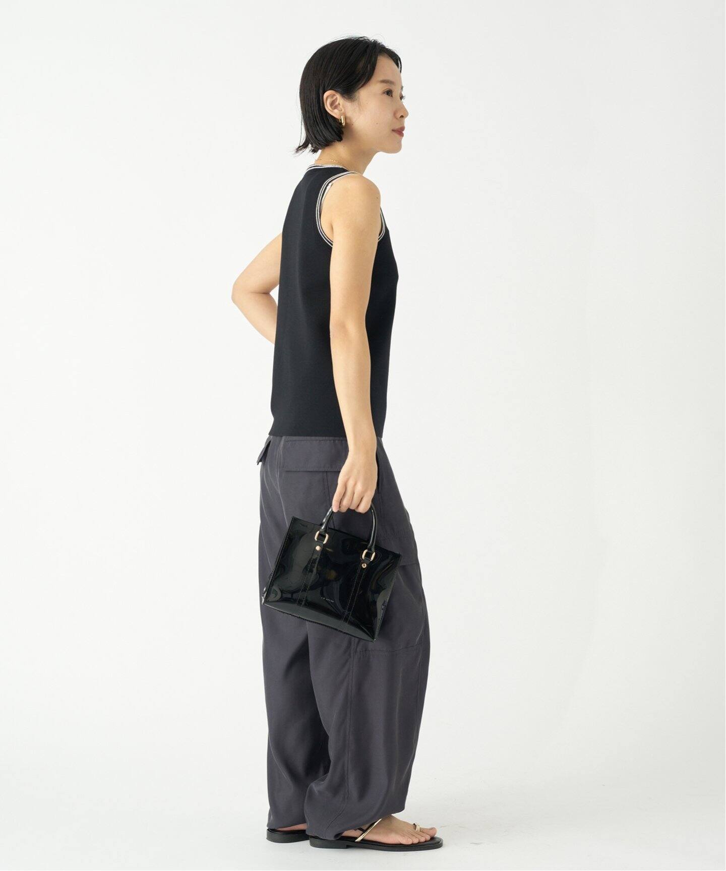 ステッチニットノースリーブプルオーバー（ニット／セーター）｜IENA  