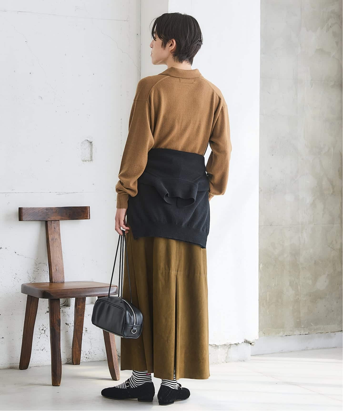 BLACK ポロカラーニット（ニット／セーター）｜IENA（イエナ）の通販