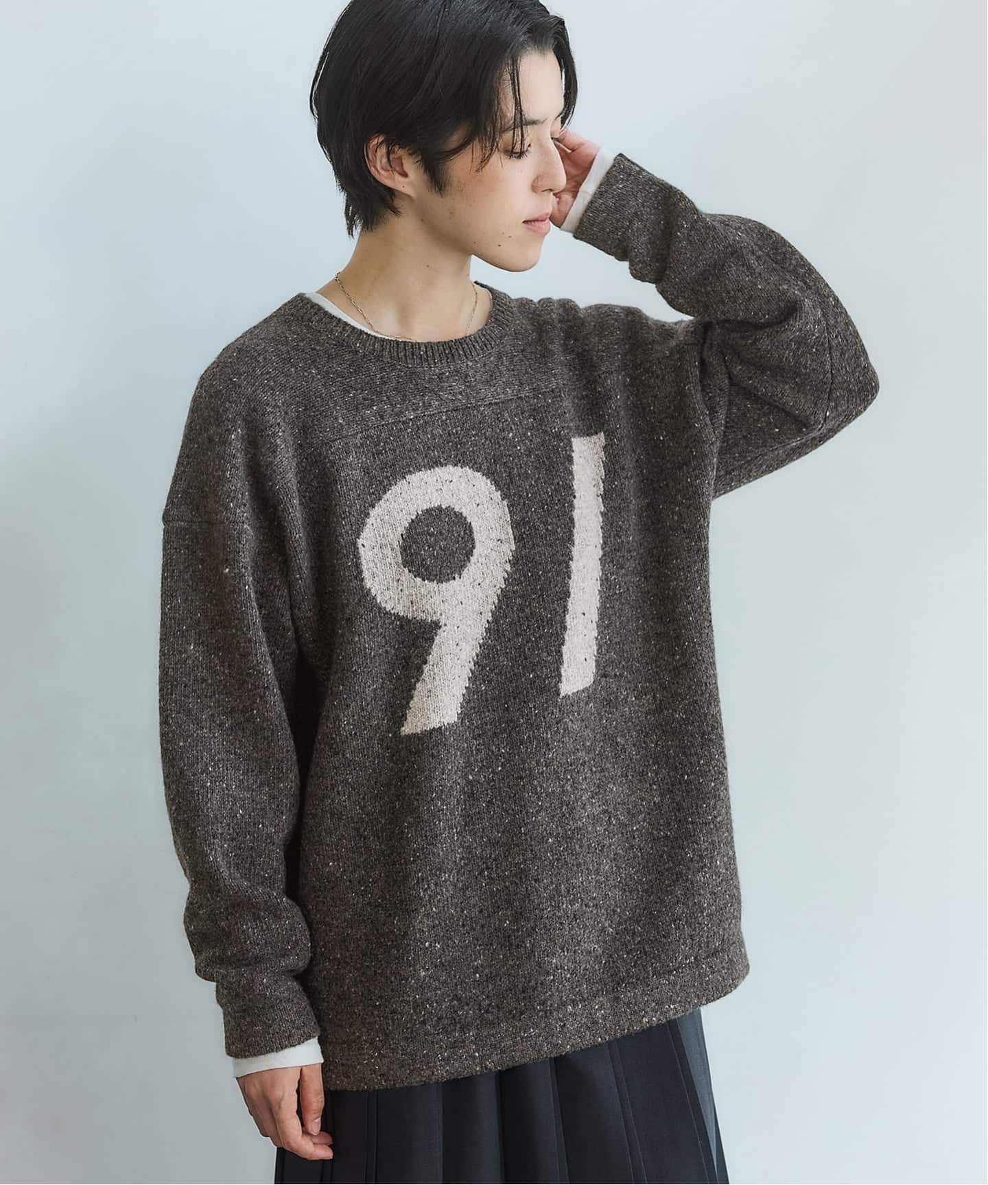 黒ニットです♡ BLACK ローゲージインターシャニット（ニット／セーター）｜IENA