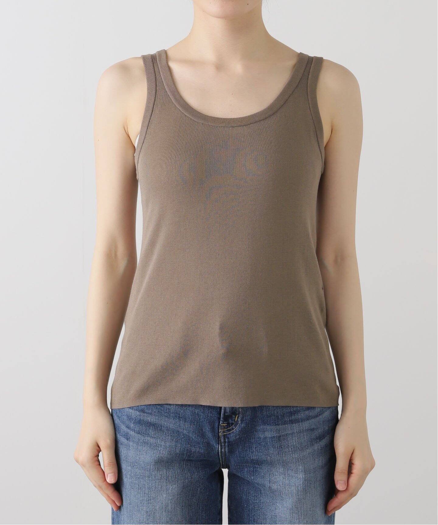 ATON/エイトン FRESCA CIRCULAR RIB TANK TOP タンクトップ KRAGGM0117 