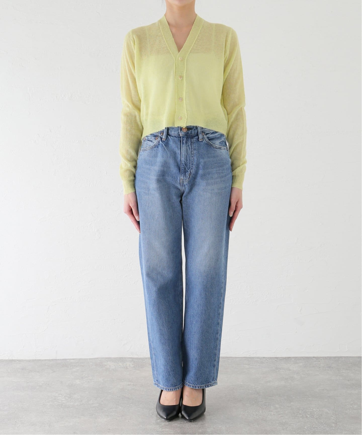 AURALEE/オーラリー KID MOHAIR SHEER KNIT CARDIGAN