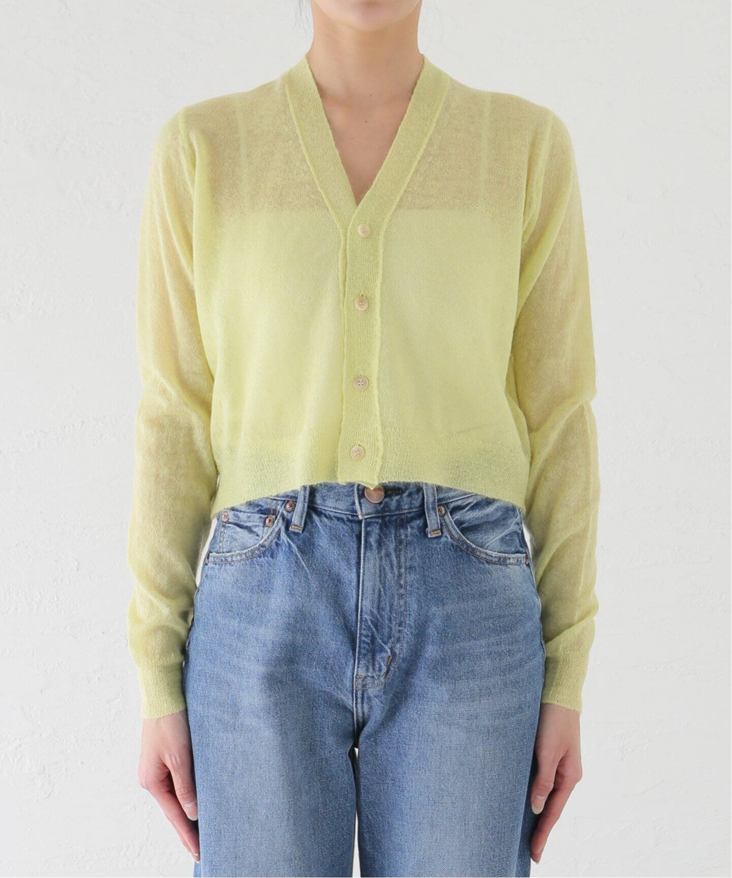 AURALEE/オーラリー KID MOHAIR SHEER KNIT CARDIGAN カーディガン  