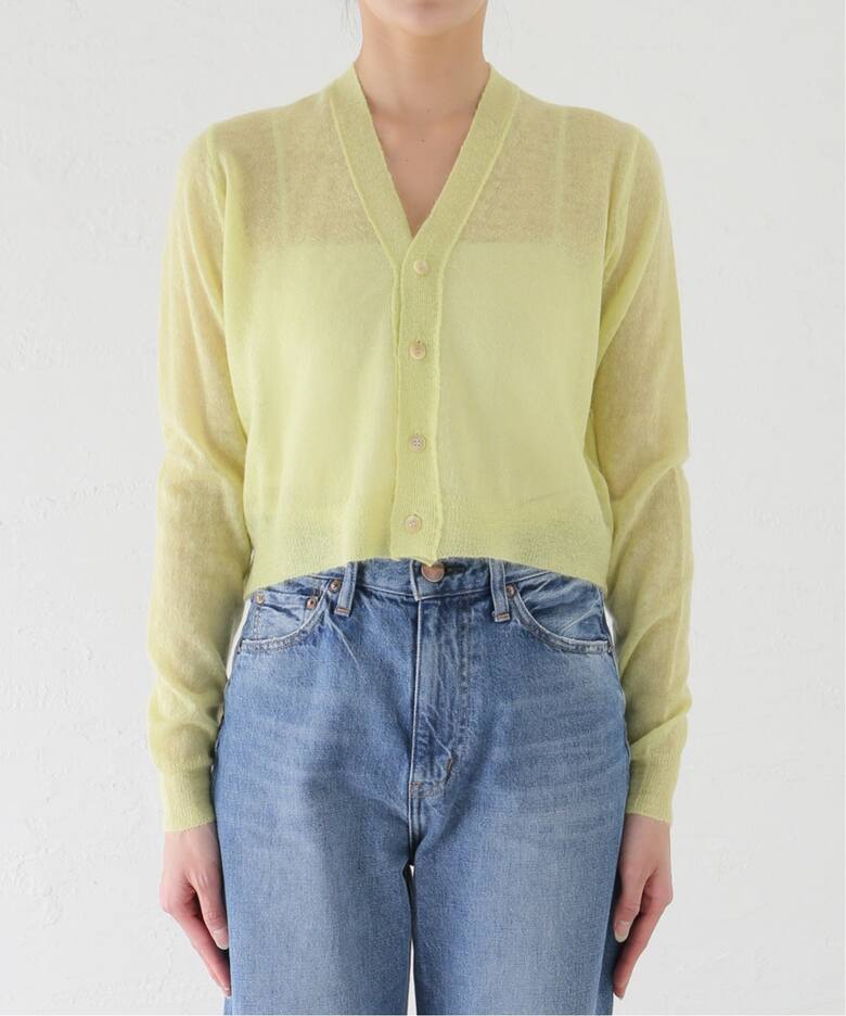 AURALEE/オーラリー KID MOHAIR SHEER KNIT CARDIGAN カーディガン 