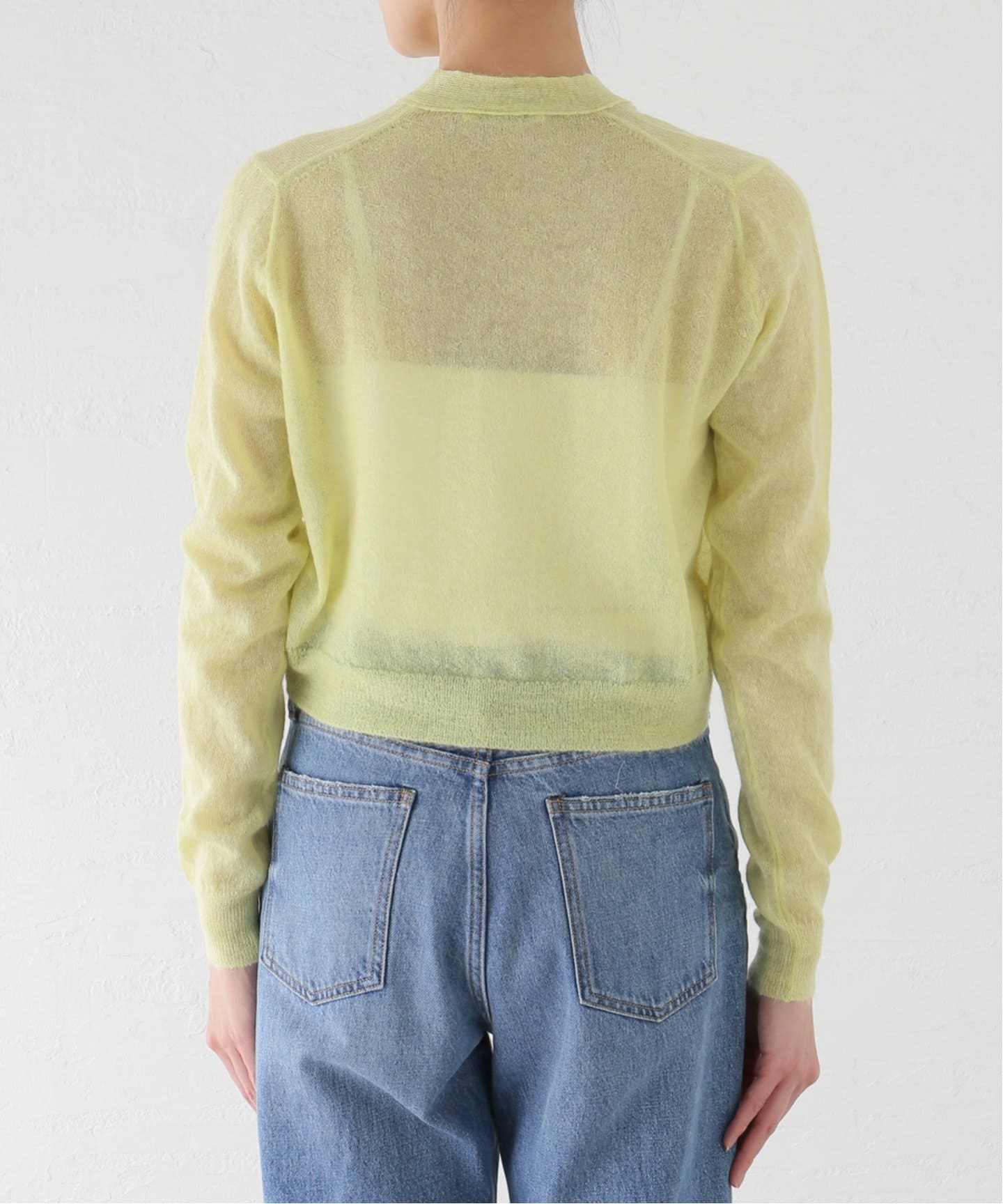 オーラリー AURALEE FINE WOOL CORD CARDIGAN カーディガン ウール ベージュ A7AC06RK /AN25 レディース AURALEE SUPER FINE WOOL HIGH GAUGE RIB KNIT SHORT CARDIGAN