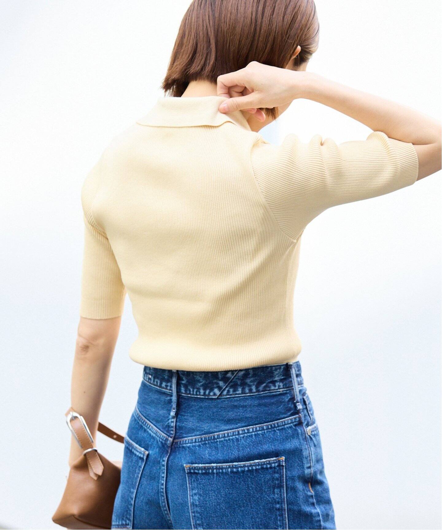 AURALEE - 【美品】  AURALEE / オーラリー | SPRINGY COTTON DOUBLE CLOTH HAND SEWN VEST ベスト | 0 | ライトピンク | レディース AURALEE 【美品】 / オーラリー | SPRINGY COTTON DOUBLE CLOTH