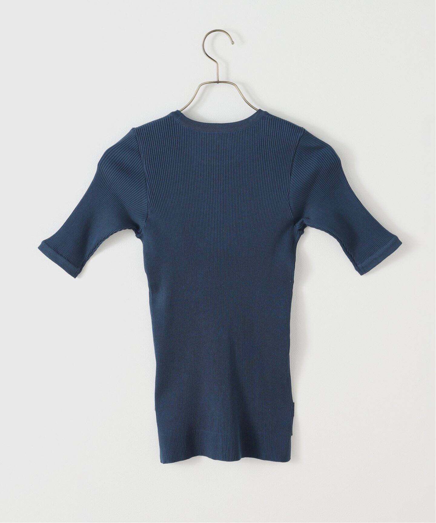 AURALEE/オーラリー COTTON HIGH GAUGE RIB KNIT TEE ニット