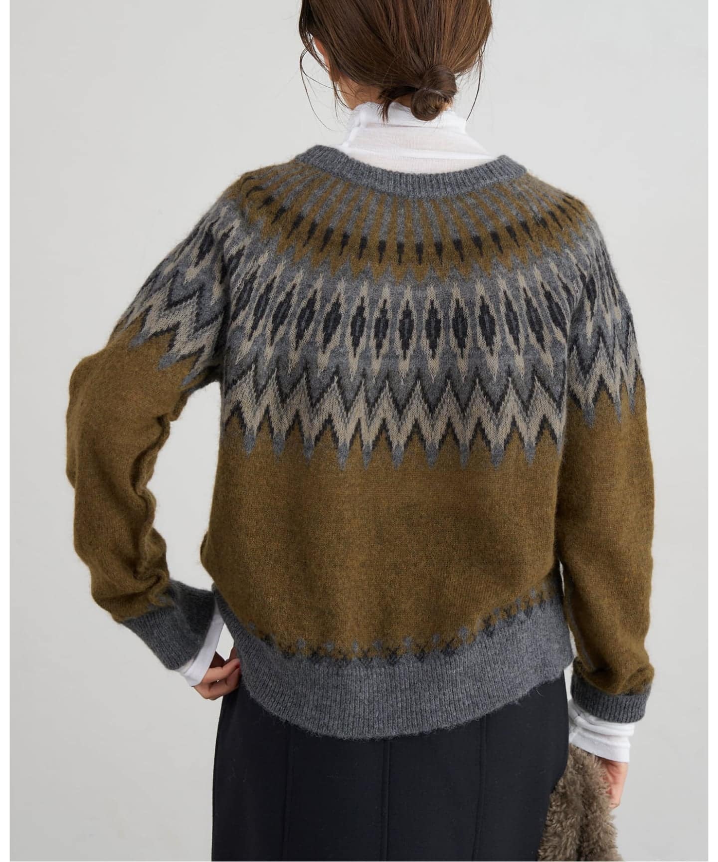 ROBERTO COLLINA/ロベルトコリーナ GIROCOLLO CROPPED ニット ROBERTO COLLINA/ロベルトコリーナ GIROCOLLO CROPPED ニット