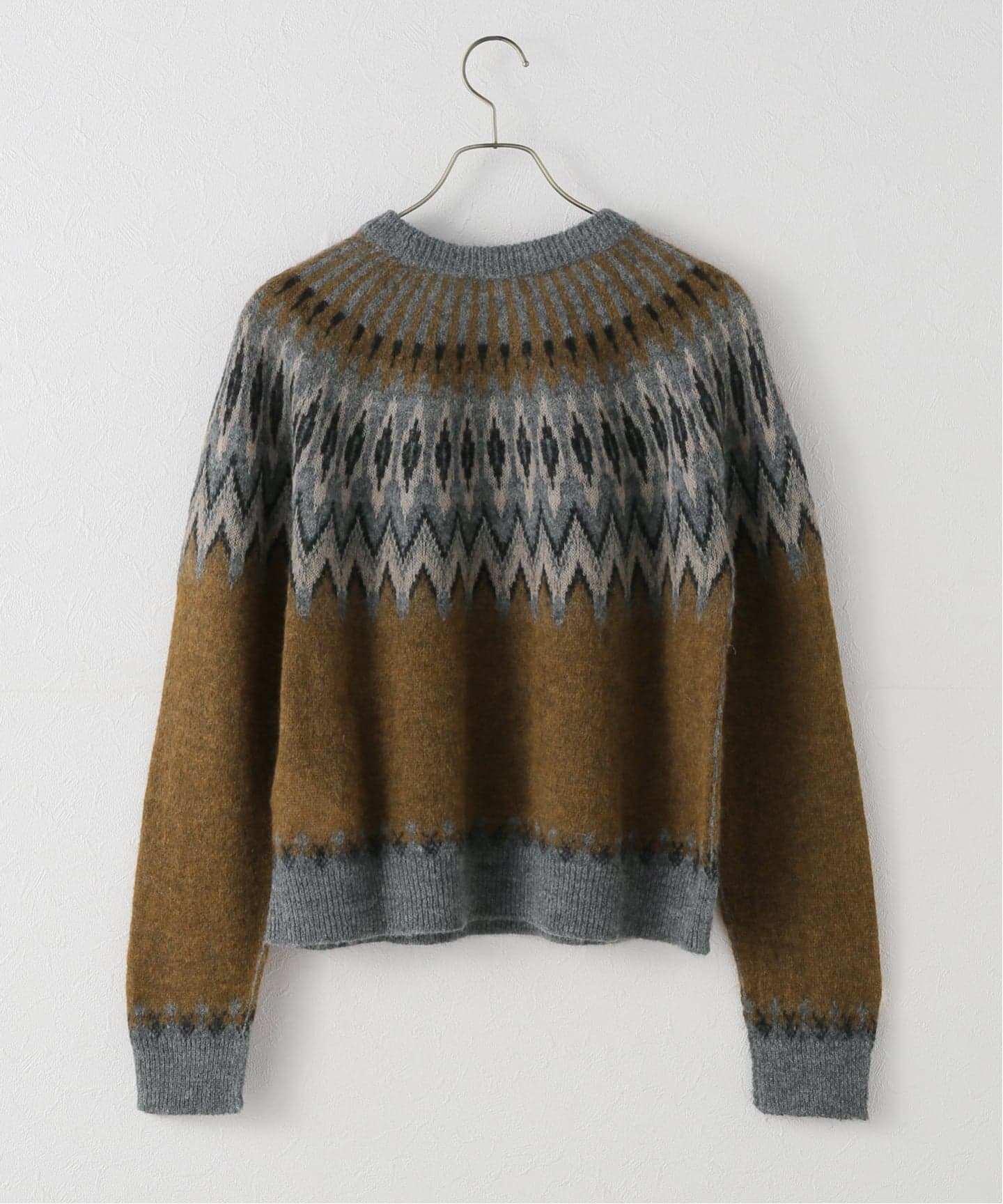 ROBERTO COLLINA/ロベルトコリーナ GIROCOLLO CROPPED ニット