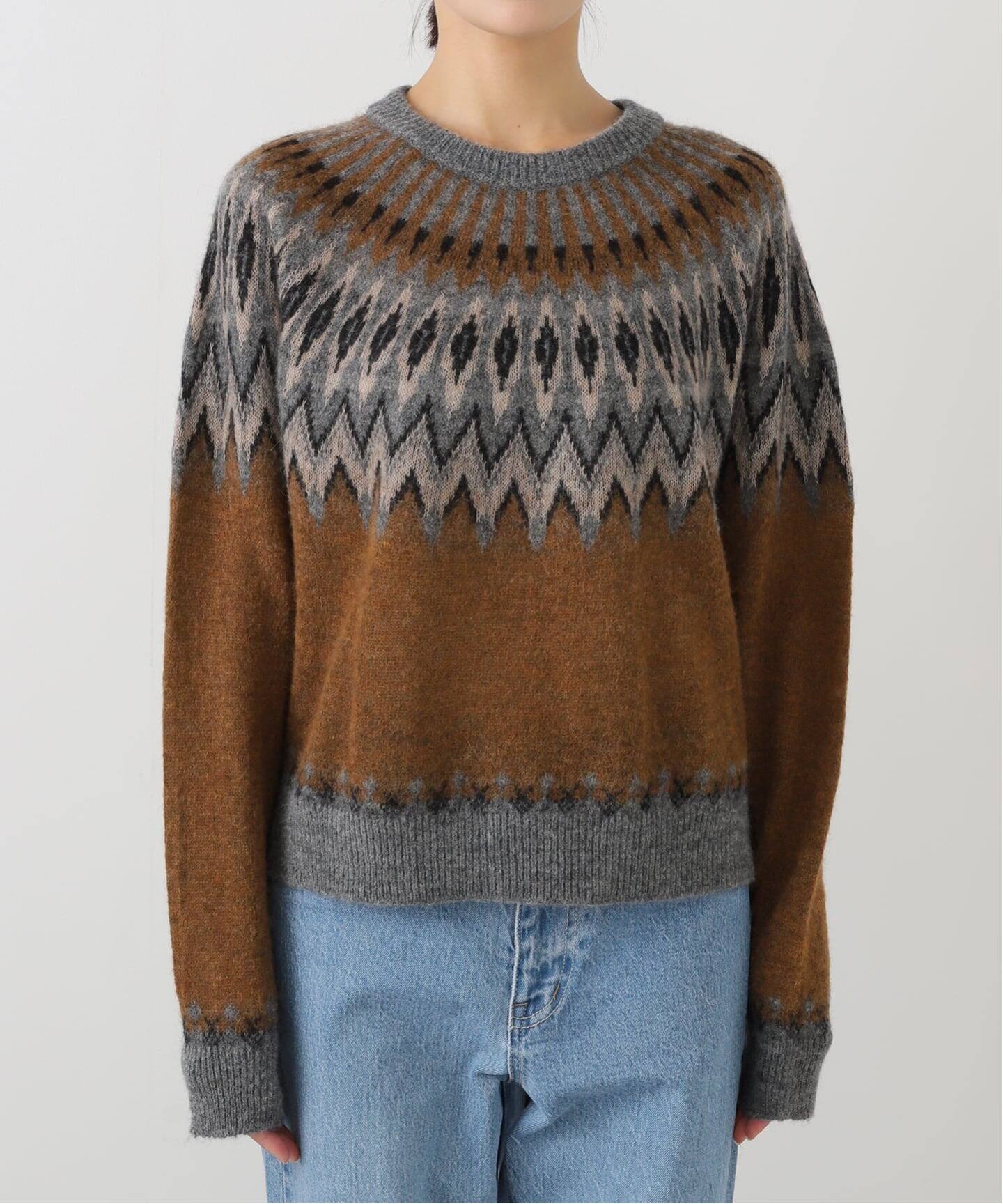 ROBERTO COLLINA/ロベルトコリーナ GIROCOLLO CROPPED ニット