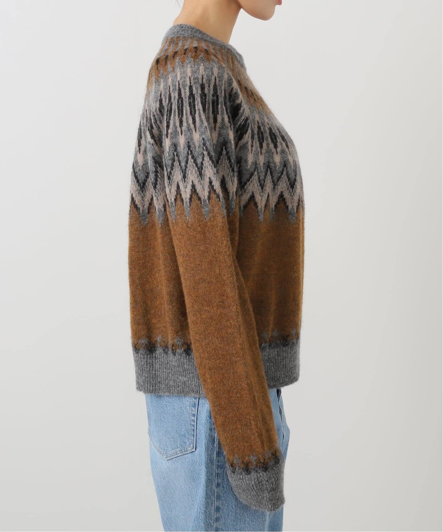 ROBERTO COLLINA/ロベルトコリーナ GIROCOLLO CROPPED ニット