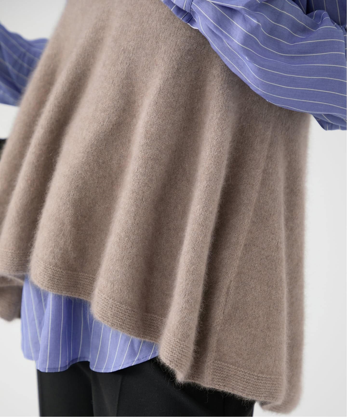 イエナ IENA sese ミラノリブフレア トップス ニット 予約》enrica/エンリカ フレアニットトップス（ニット／セーター