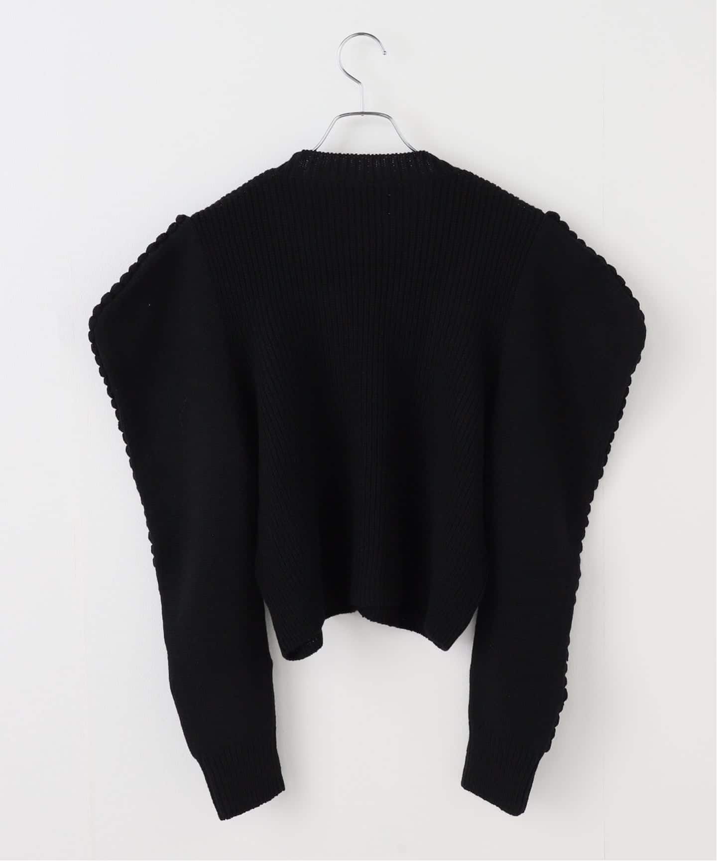 イエナ（IENA）/MOUJIC/ムジィーク PUFF SLEEVE CD カーディガン M−25−016 MOUJIC/ムジィーク PUFF SLEEVE CD カーディガン M-25-016（ニット