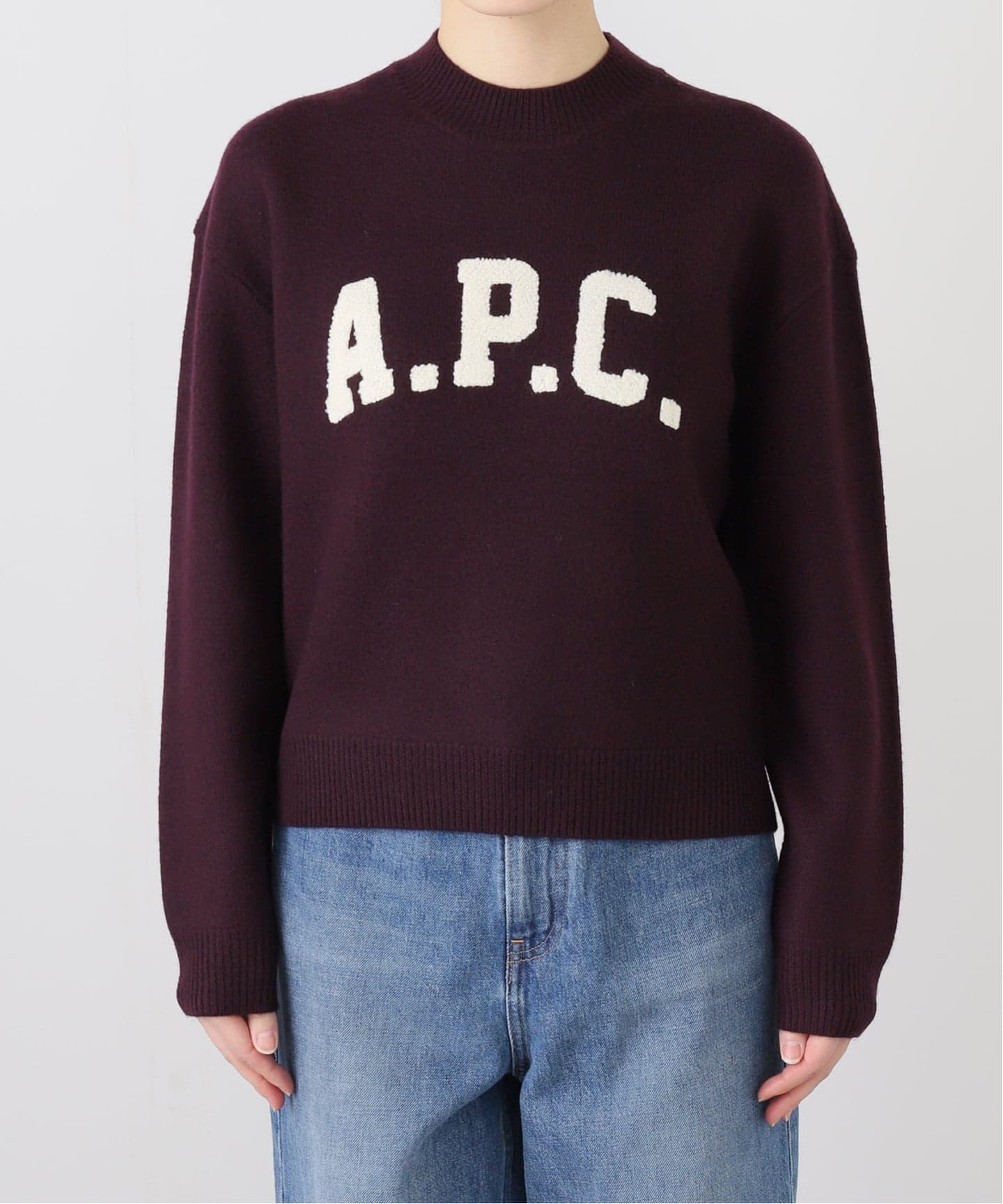 A.P.C./アーペーセー PULL JADA-LAINE FEUTREE EPAISSE BI ニット