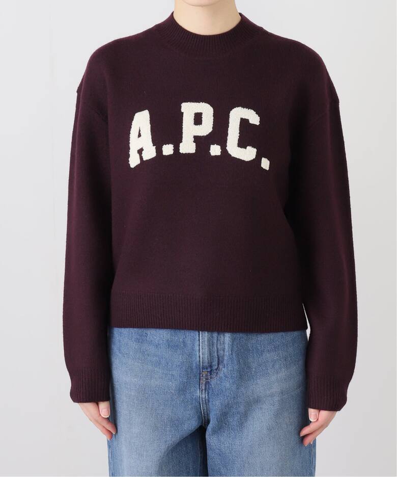 A.P.C. ウールニットベスト L 関税込み】A.P.C. グレー Lise ニットベスト 【公式通販】 