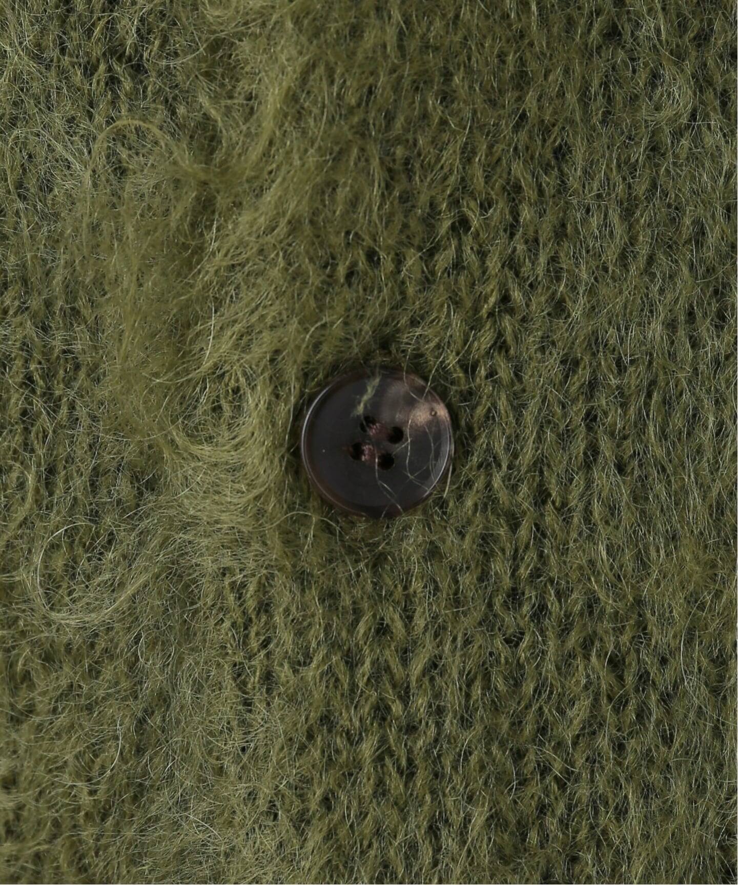 25s 3サイズAURALEE モヘアシアーニットポロ ライムグリーン 20%OFF】【AURALEE】KID MOHAIR SHEER KNIT POLO PALE GREEN - THIRTY