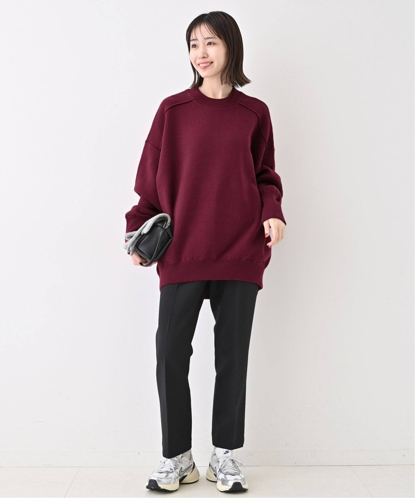 BLACK オーバーサイズスウェット　IENA IENA｜BLACK オーバーサイズスウェット | Rakuten Fashion(楽天