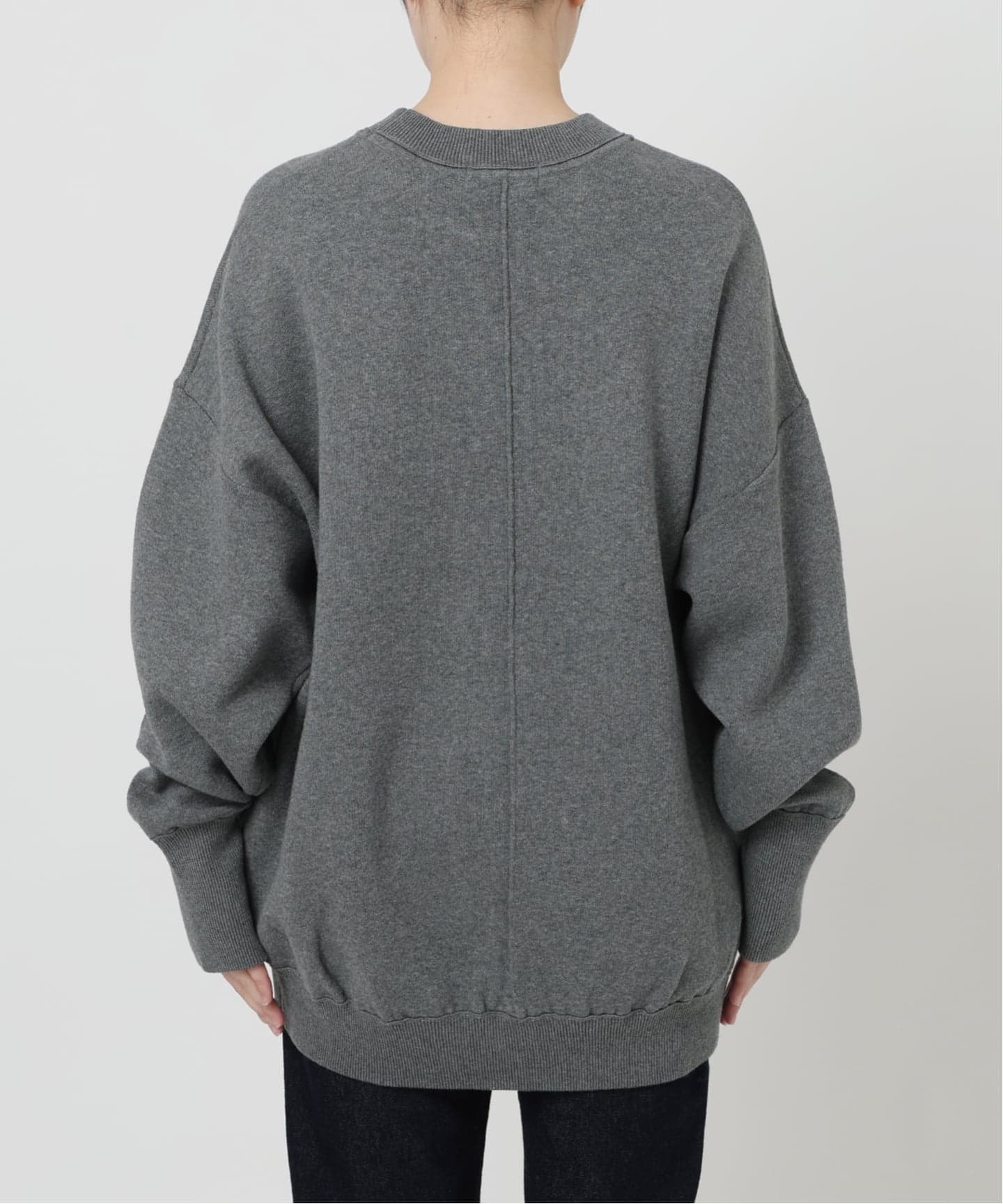 WEB限定/追加》オーバーサイズ スウェットライクニット（ニット