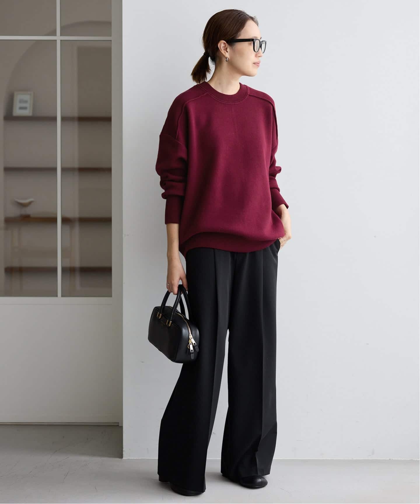 WEB限定/追加2》オーバーサイズ スウェットライクニット（ニット