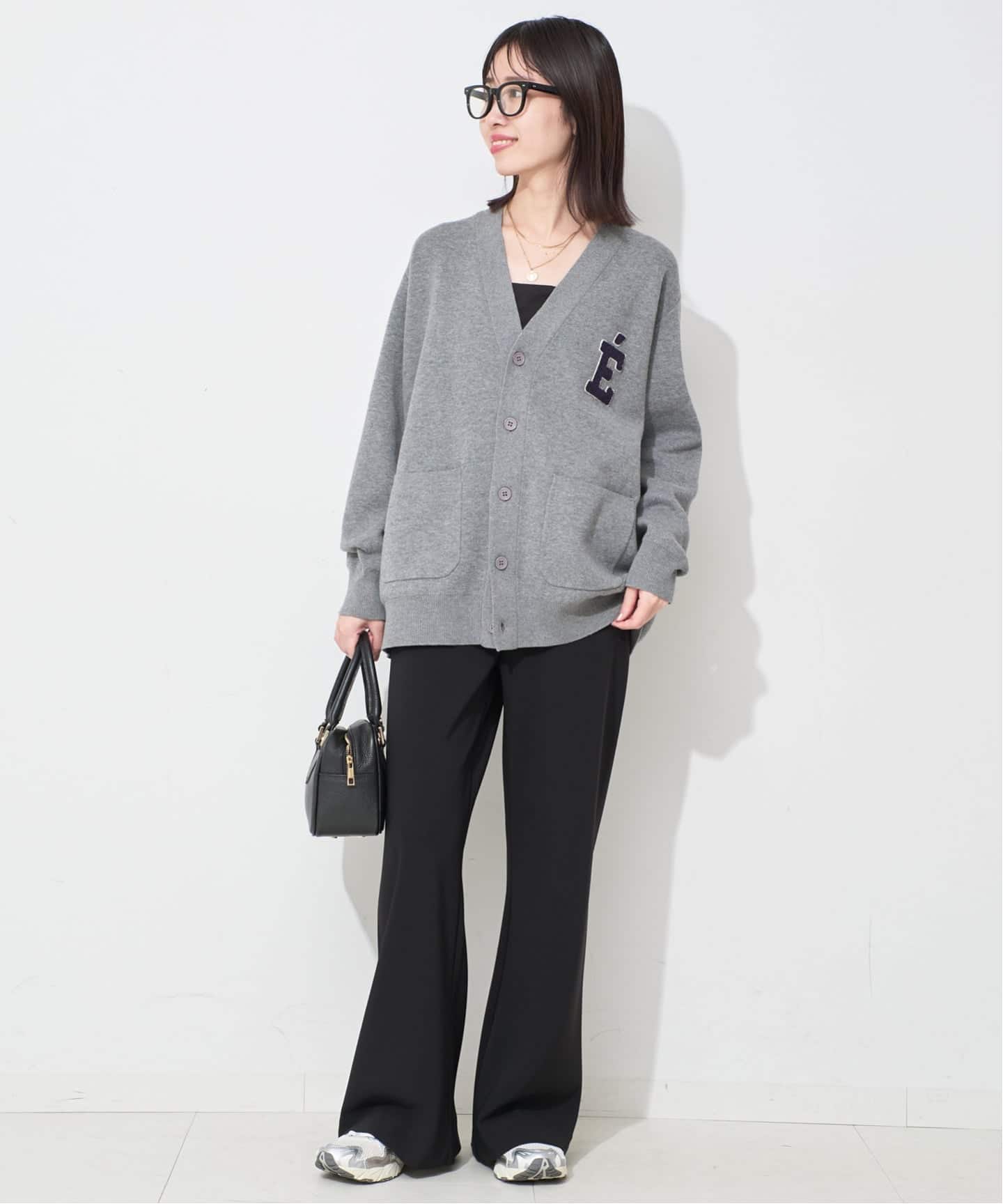 一部WEB限定カラーあり》サガラ刺繍スウェットライクニット