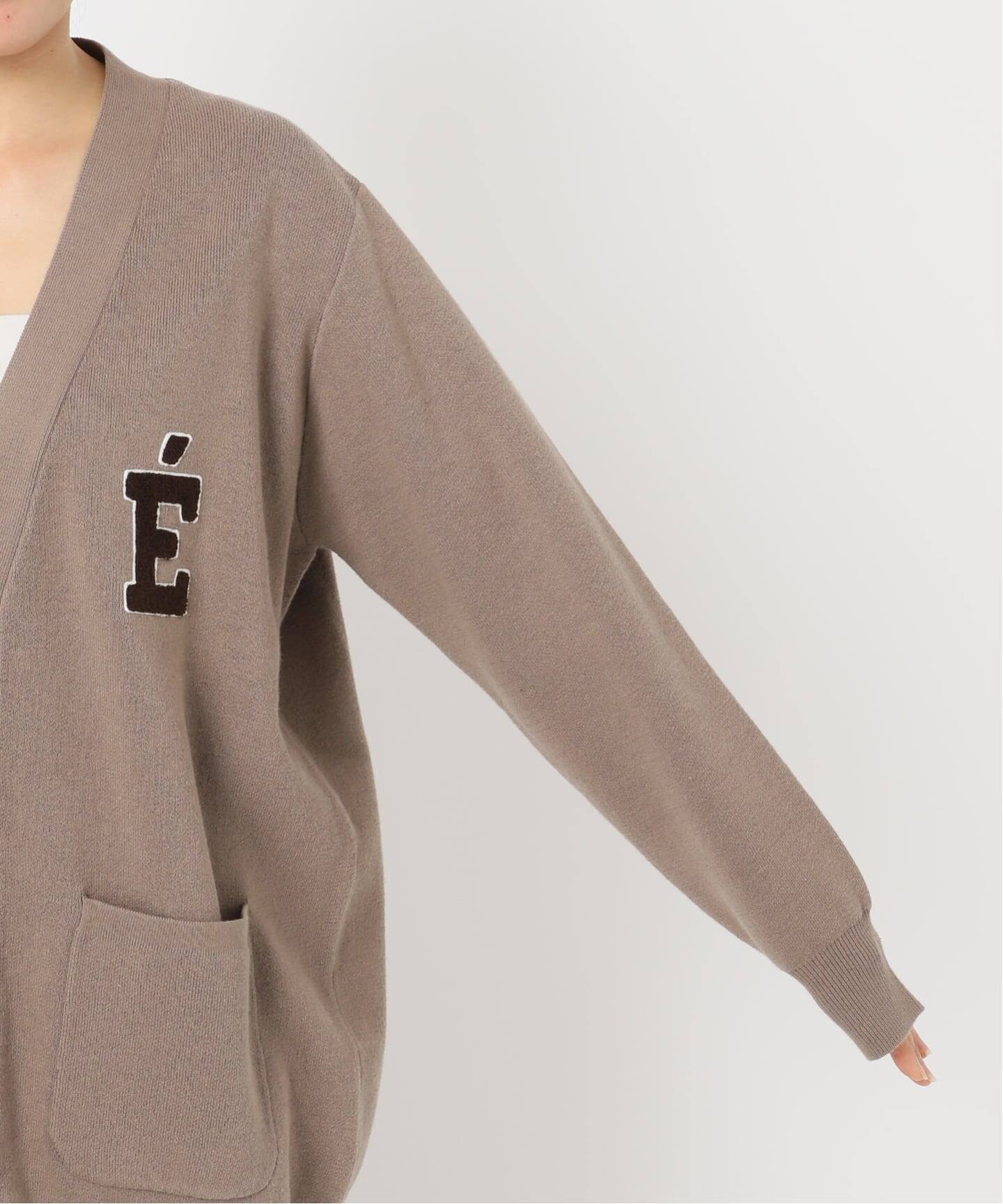 美品★SLOBE IENA サガラ刺繍スウェットライクニット グレー イエナ サガラ刺繍スウェットライクニット（ニット/セーター）｜SLOBE