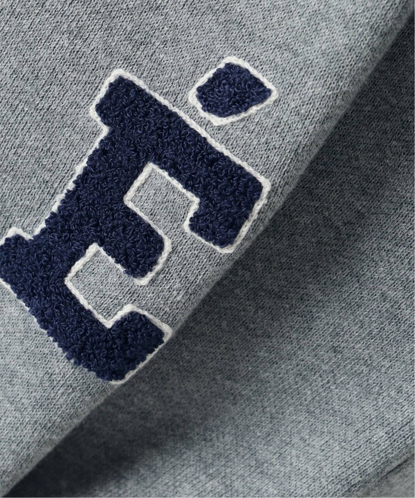 SLOBE IENA サガラ刺繍スウェットライクニット グレー WEB限定/追加4》サガラ刺繍スウェットライクニット（ニット／セーター