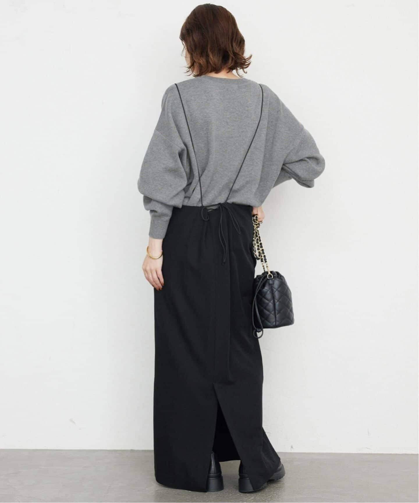 WEB限定カラー有り/追加》サガラ刺繍スウェットライクニット（ニット