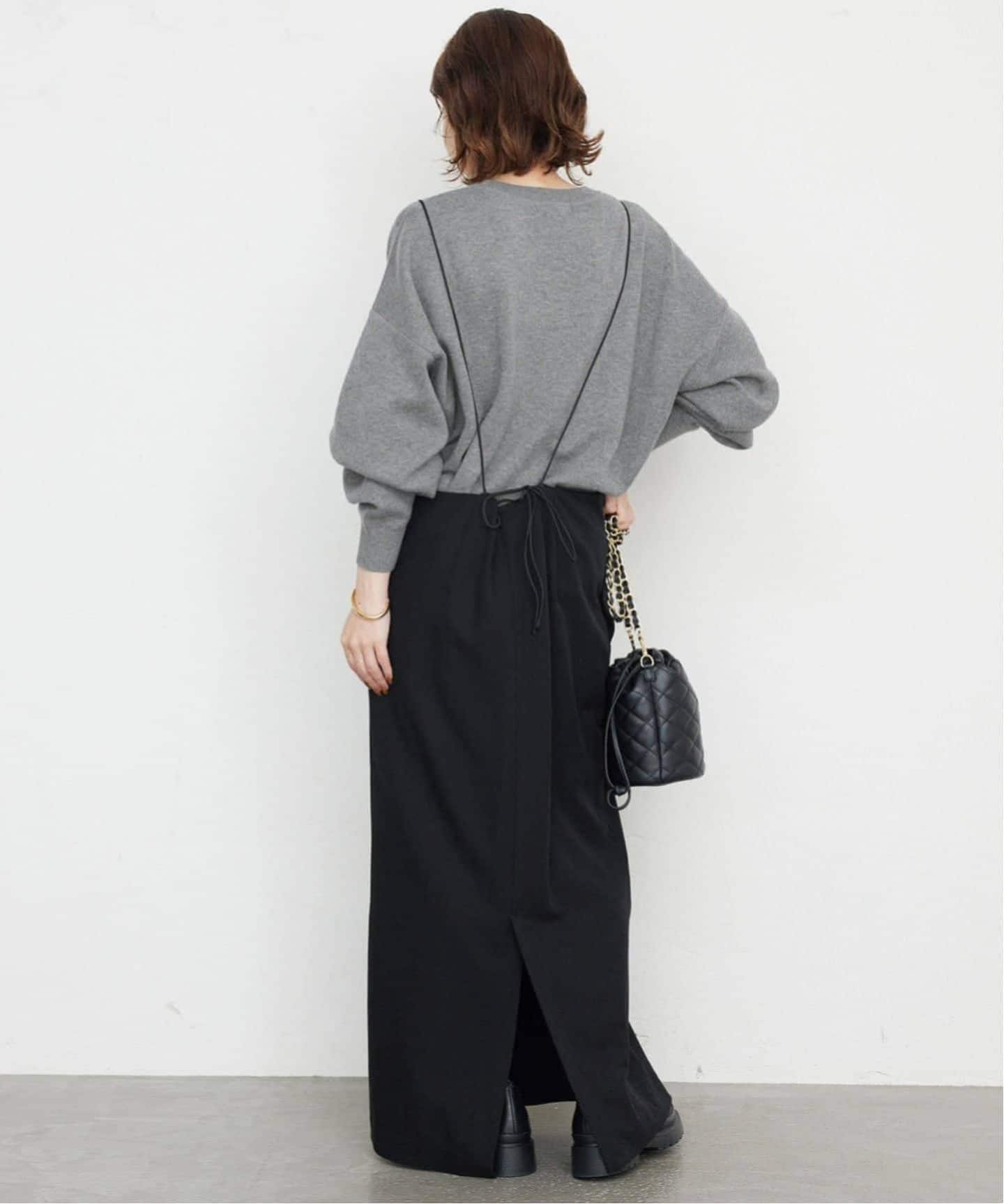 WEB限定カラー有り/追加3予約》サガラ刺繍スウェットライクニット