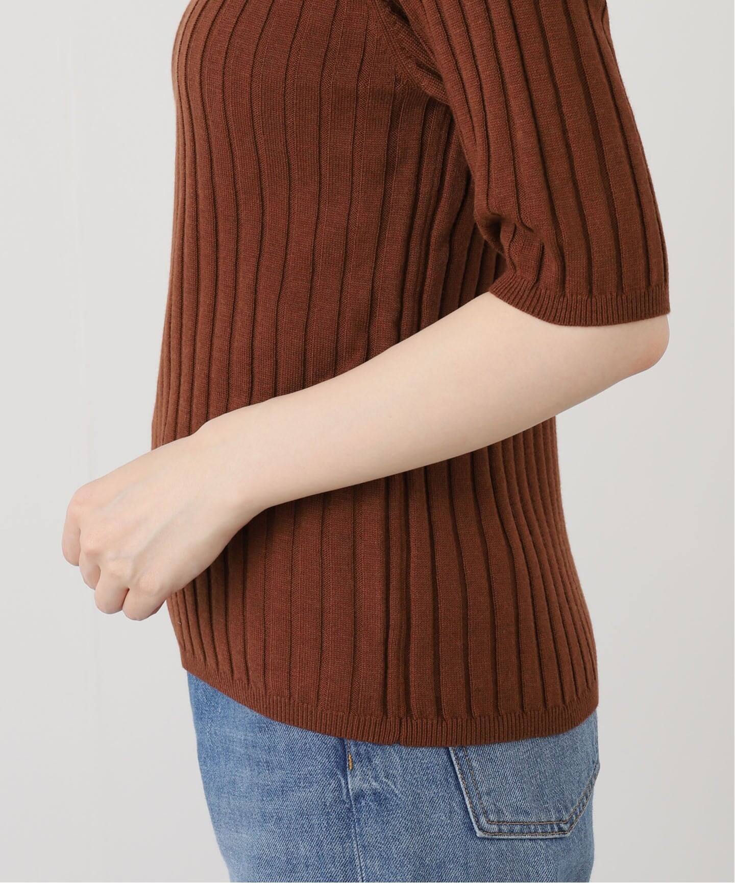 定価1万1000円☆新品！SLOBE IENAワイドリブショートプルオーバー やっぱりニットがほしい！今時期の買い物欲を満たすベーシックニット