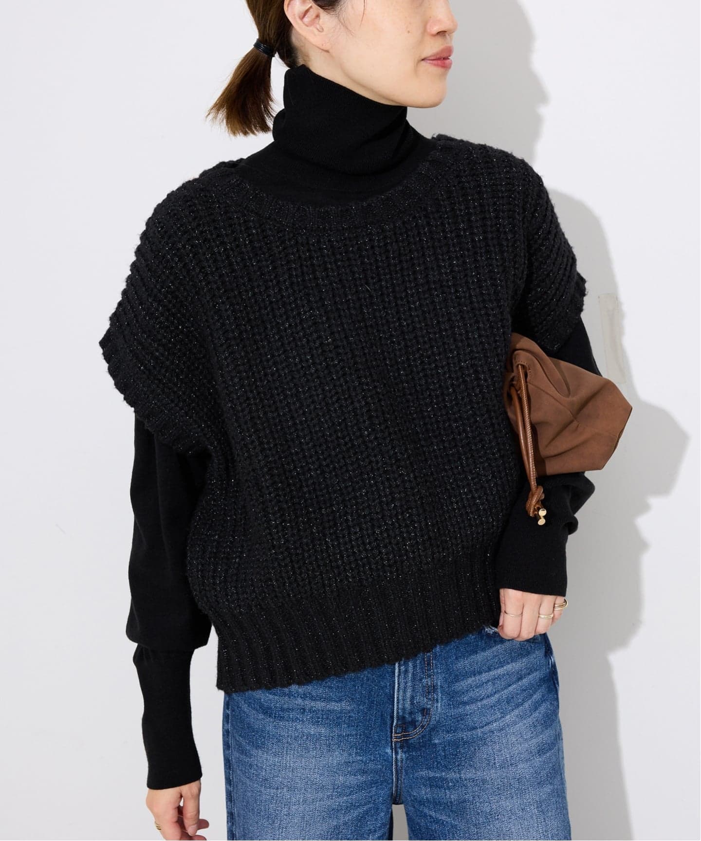 畦編みコクーンニットベスト（ベスト）｜SLOBE IENA（スローブ イエナ