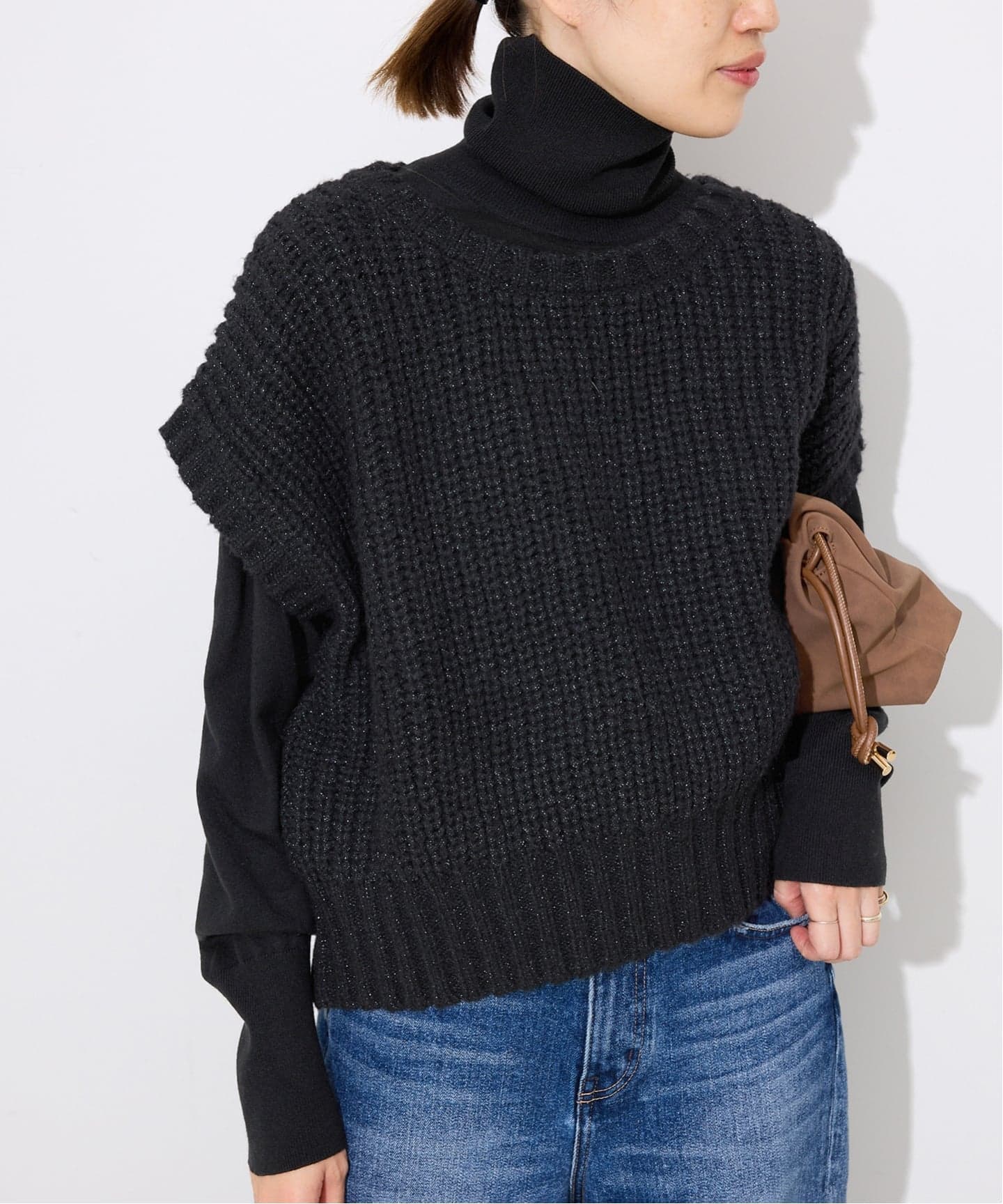 畦編みコクーンニットベスト（ベスト）｜SLOBE IENA（スローブ イエナ