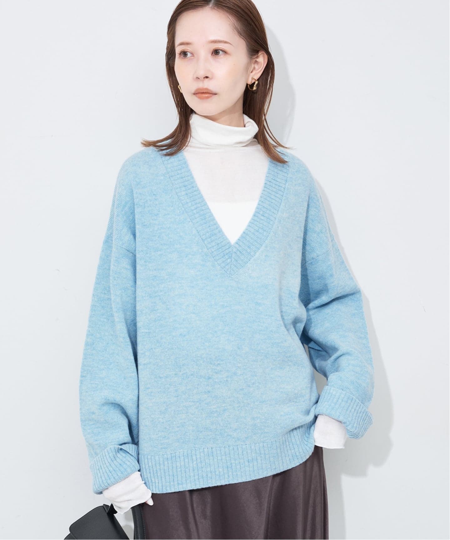 スローブイエナ　Vネックスウェットプルオーバー Vネックスウェットプルオーバー | スローブ イエナ(SLOBE IENA