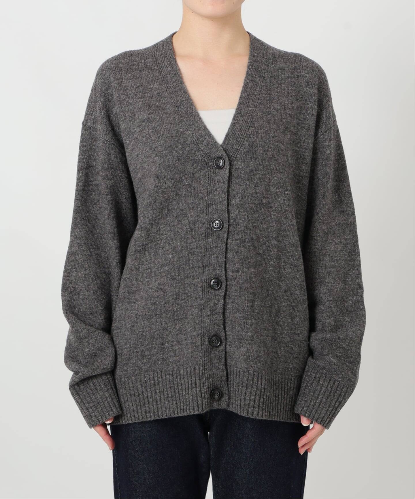 Vネックルーズニットカーディガン（カーディガン）｜SLOBE IENA