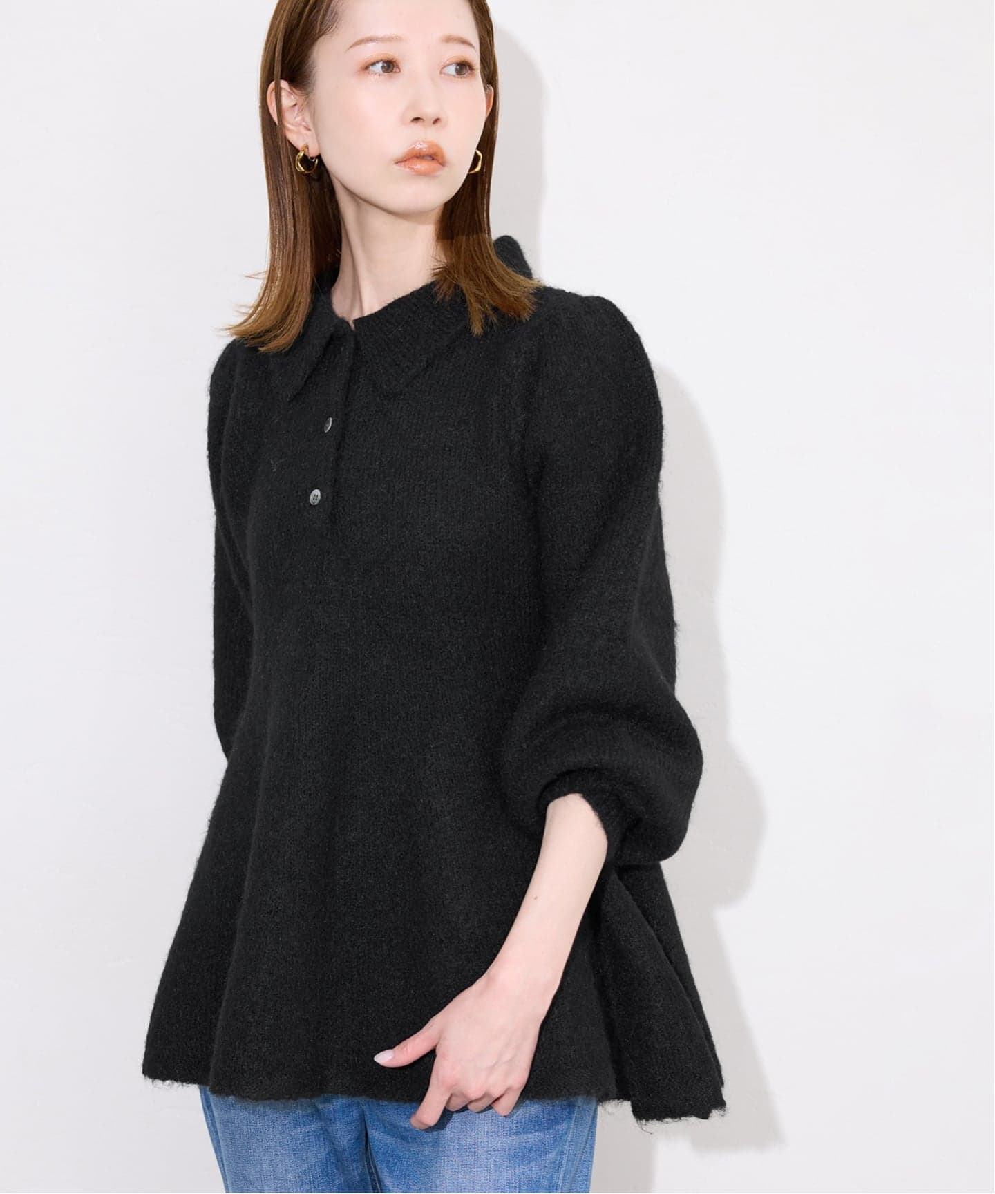 ペプラムニット（ニット／セーター）｜SLOBE IENA（スローブ イエナ