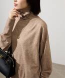 ウォッシャブルタートルニット