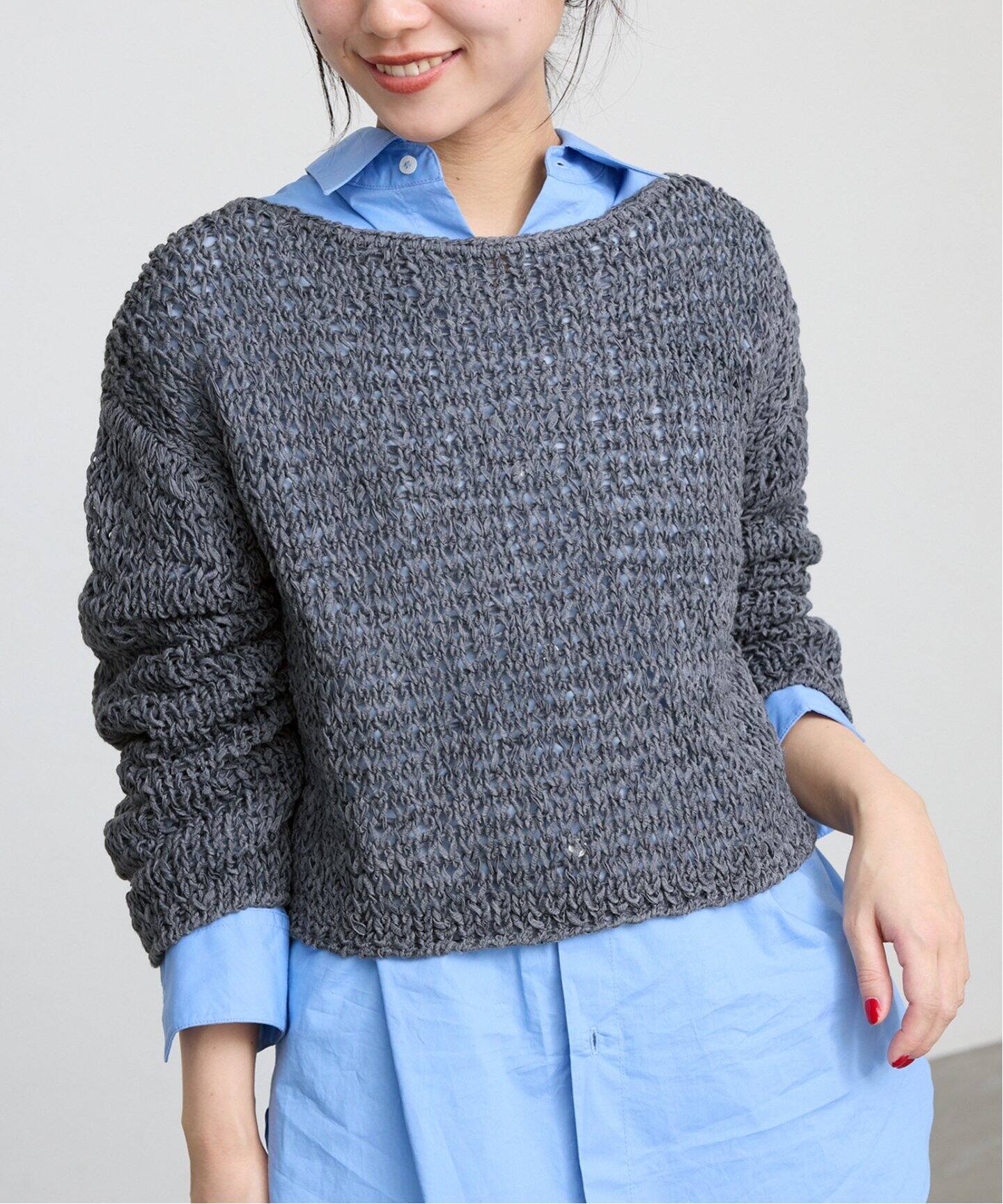 IENA - 美品 スローブイエナ ニット 羊毛 カシミヤ混 モカブラウン ラグラン IENA - 美品 スローブイエナ ニット 羊毛 カシミヤ混 モカ