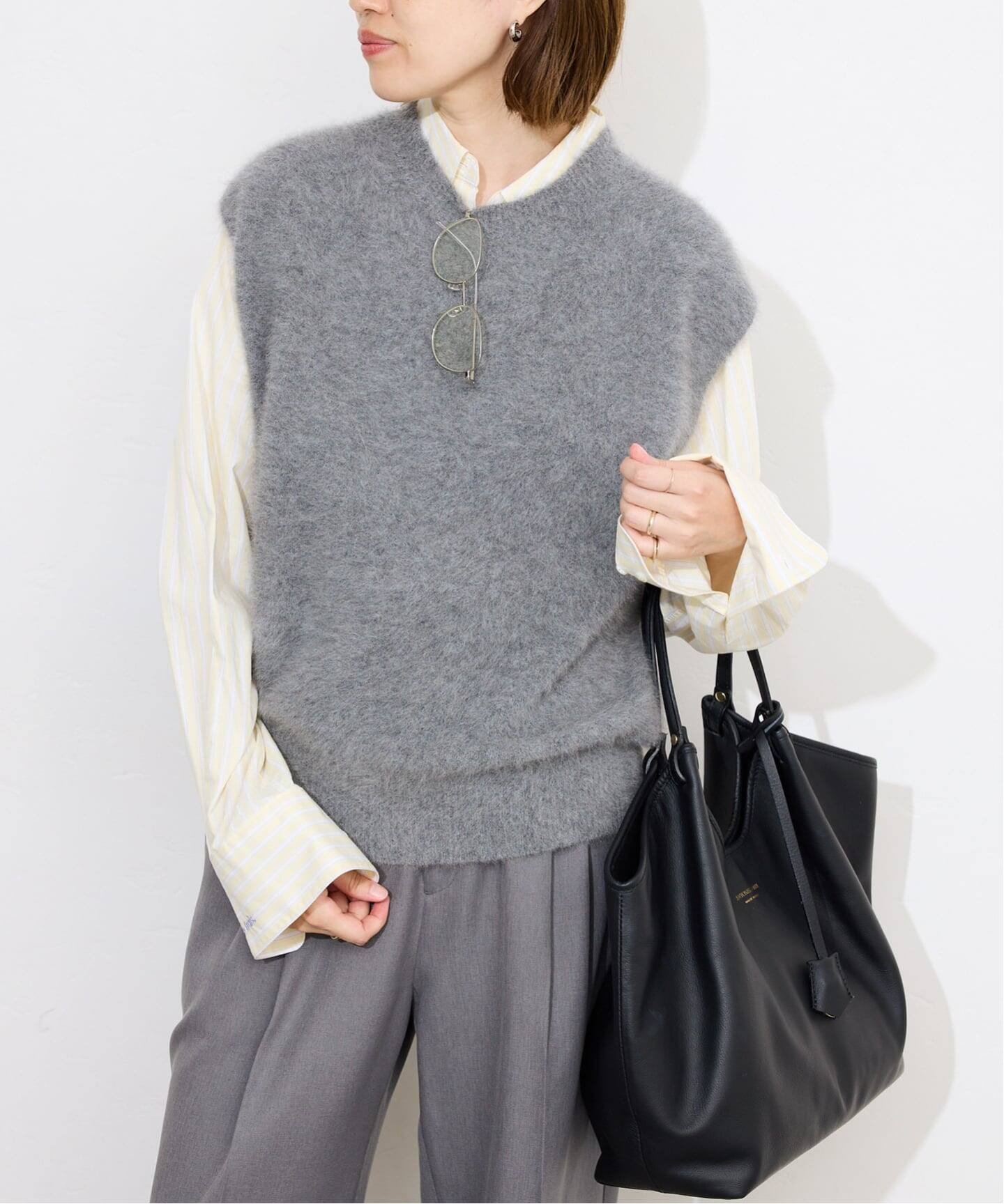 フォックスアルパカ ニットベスト（ベスト）｜SLOBE IENA（スローブ