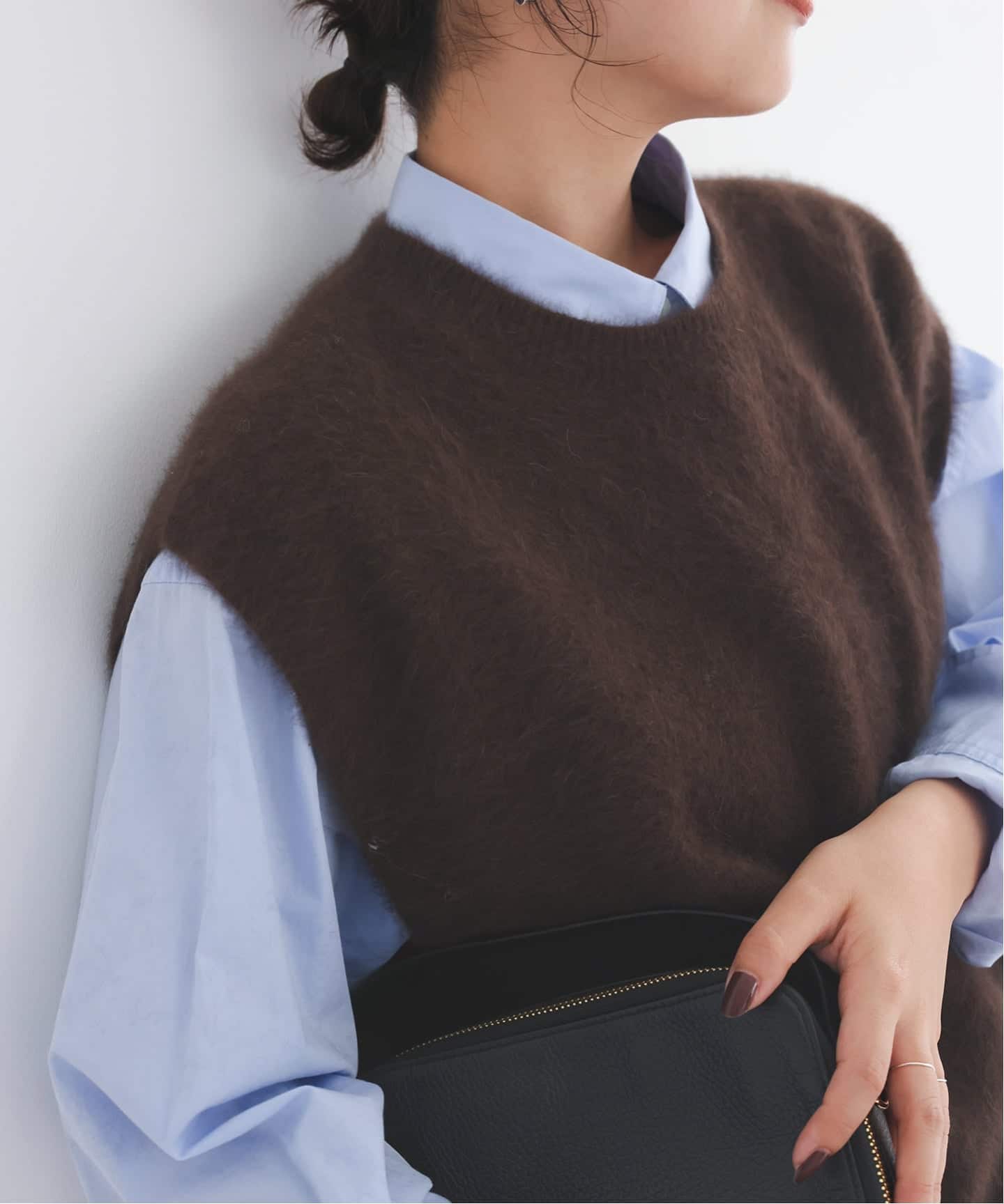 フォックスアルパカ ニットベスト（ベスト）｜SLOBE IENA（スローブ