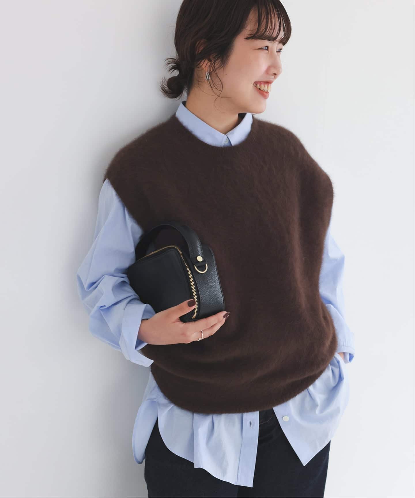 フォックスアルパカ ニットベスト（ベスト）｜SLOBE IENA（スローブ