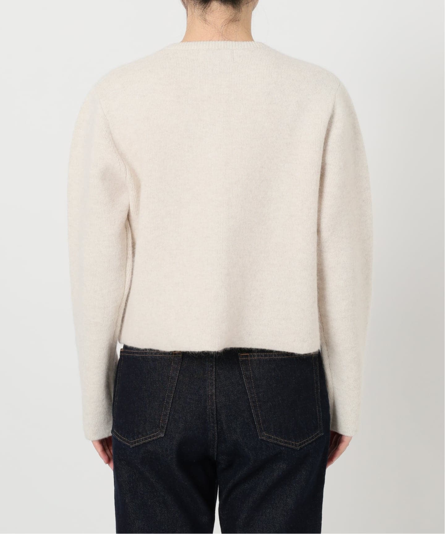 追加》ウォッシャブルファーリーダブルフェイスカーディガン